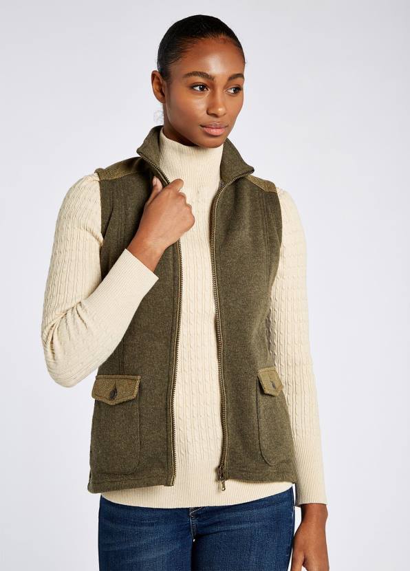 Dubarry Clothing Women Cherrywood Gilet Dusky Green 862D246
