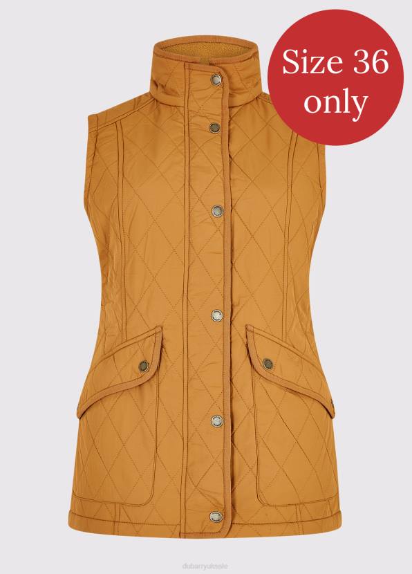 Dubarry Clothing Women Clonmel Quilted Gilet Amber 862D586