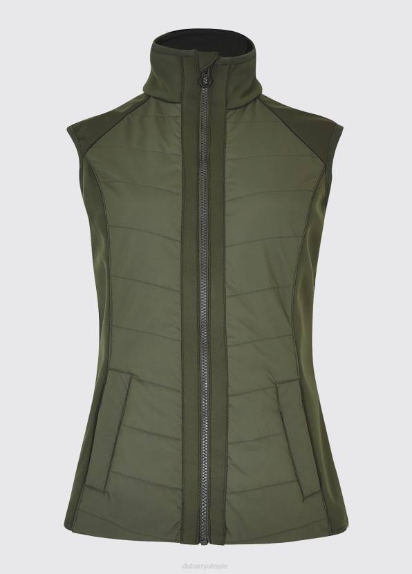 Dubarry Clothing Women Foyle Gilet Pesto 862D705