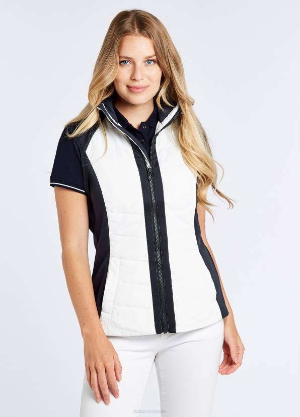 Dubarry Clothing Women Foyle Gilet White Multi 862D643