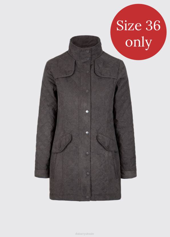 Dubarry Clothing Women Kanturk Quilted Coat Graphite 862D605