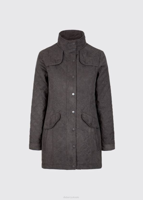 Dubarry Clothing Women Kanturk Quilted Coat Graphite 862D605