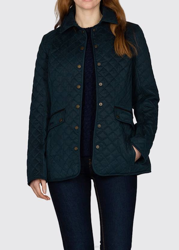 Dubarry Clothing Women Shaw Quilted Jacket Petrol Blue 862D618