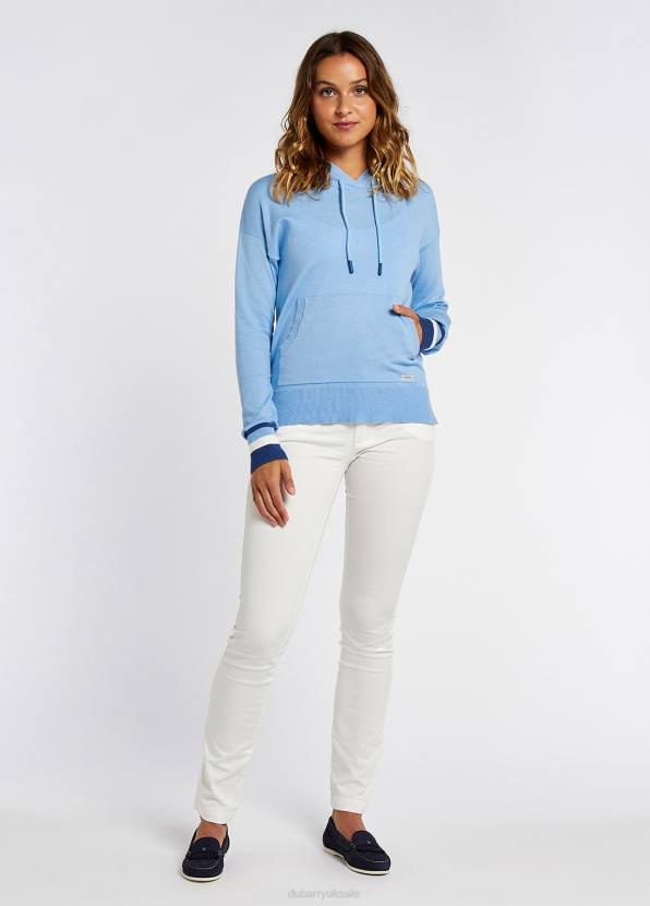 Dubarry Clothing Women Burncourt Pullover Hoodie Light Sky 862D160