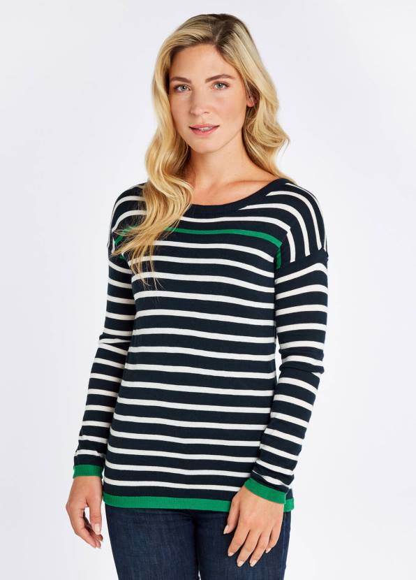 Dubarry Clothing Women Leixlip Sweater Navy Multi 862D561