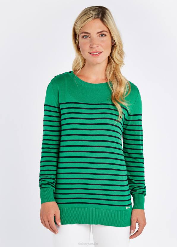 Dubarry Clothing Women Portlaw lightweight Sweater Kelly Green 862D547