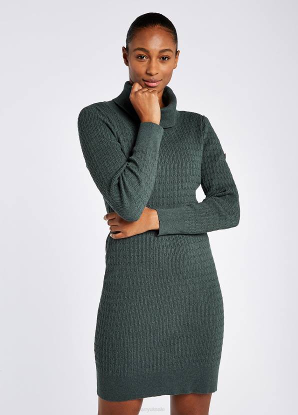 Dubarry Clothing Women Raheen Fitted Dress Verdigris 862D213