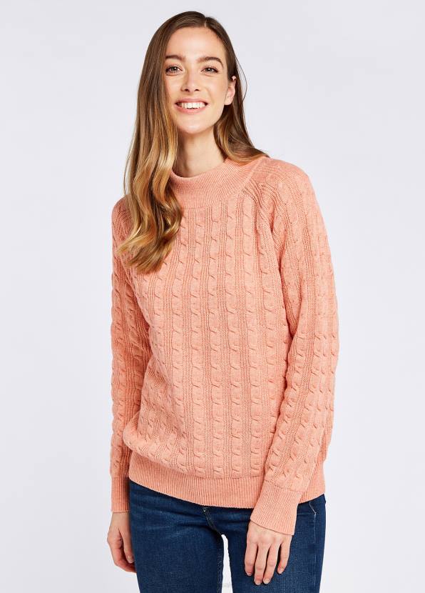Dubarry Clothing Women Tallanstown Knitted Sweater Apricot 862D665