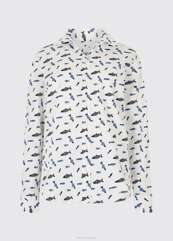 Dubarry Clothing Women Cherryblossom Printed Shirt White 862D158