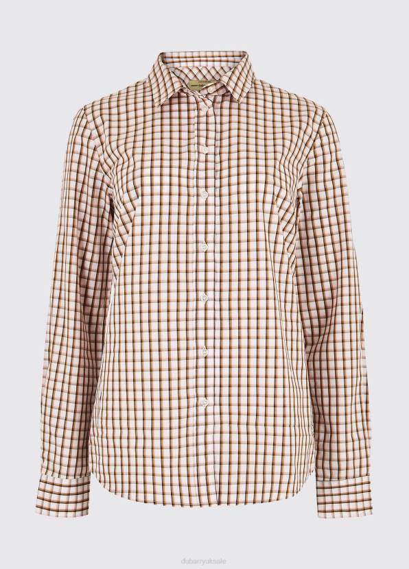 Dubarry Clothing Women Gillyflower Check Shirt Olive Multi 862D772