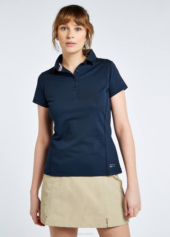 Dubarry Clothing Women Martinique Short-sleeved Polo Navy 862D294