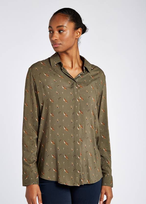 Dubarry Clothing Women Orchard Shirt Dusky Green 862D775