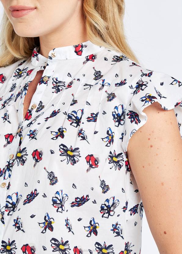 Dubarry Clothing Women Wilder Shirt White Multi 862D779