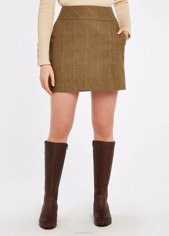 Dubarry Clothing Women Bellflower Tweed Skirt Elm 862D480