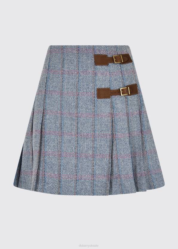 Dubarry Clothing Women Blossom Tweed Skirt Denim Haze 862D271