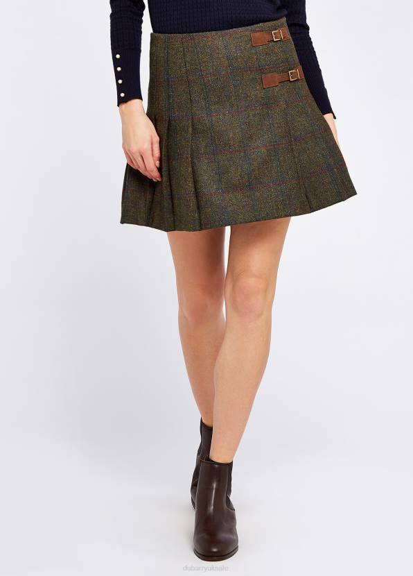 Dubarry Clothing Women Blossom Tweed Skirt Hemlock 862D203