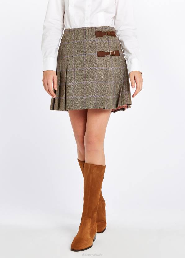 Dubarry Clothing Women Blossom Tweed Skirt Woodrose 862D243