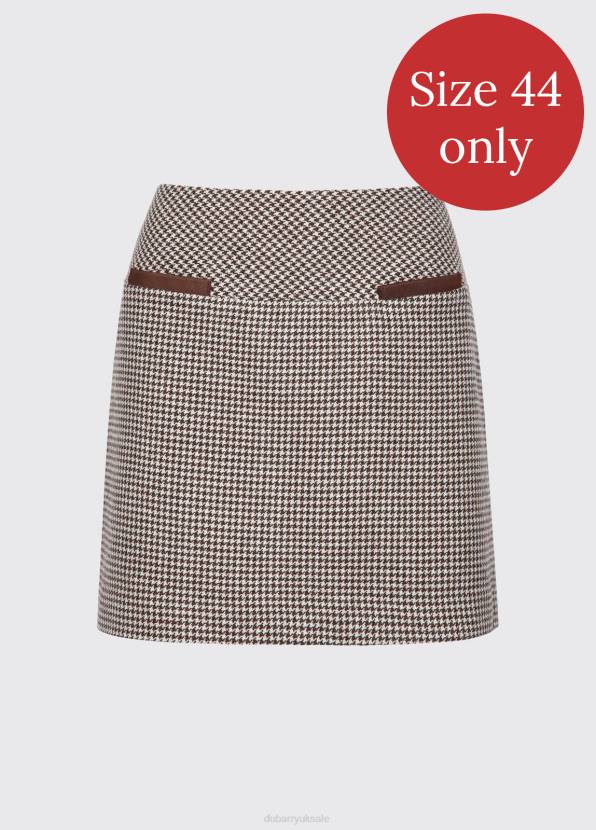 Dubarry Clothing Women Clover Tweed Mini Skirt Cafe 862D642
