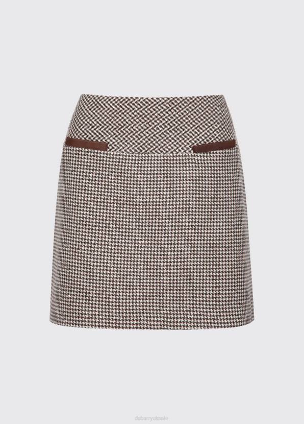 Dubarry Clothing Women Clover Tweed Mini Skirt Cafe 862D642