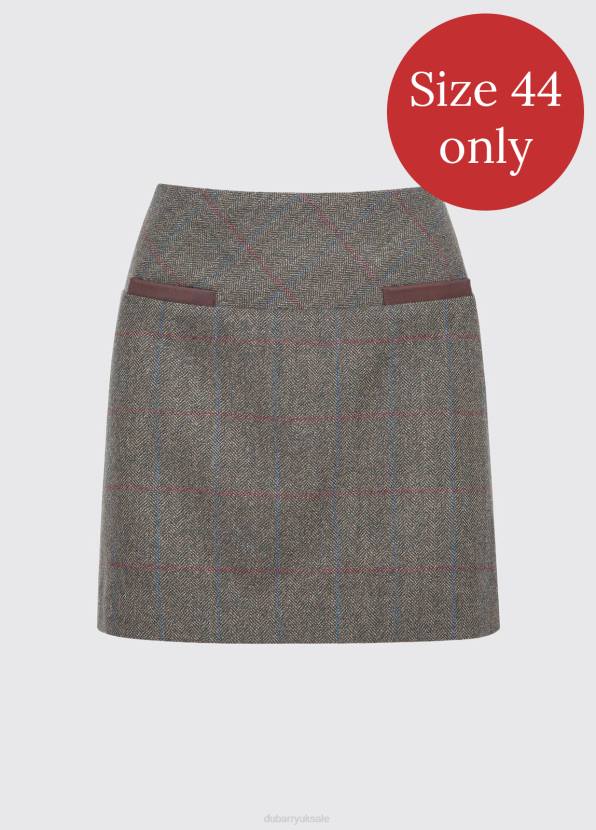 Dubarry Clothing Women Clover Tweed Mini Skirt Moss 862D580