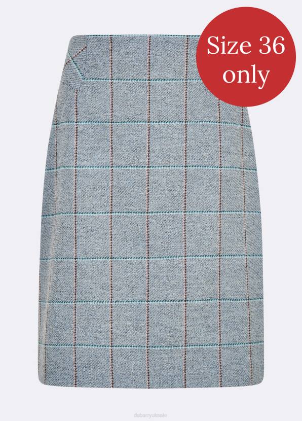 Dubarry Clothing Women Fern Tweed Skirt Blue Heather 862D701