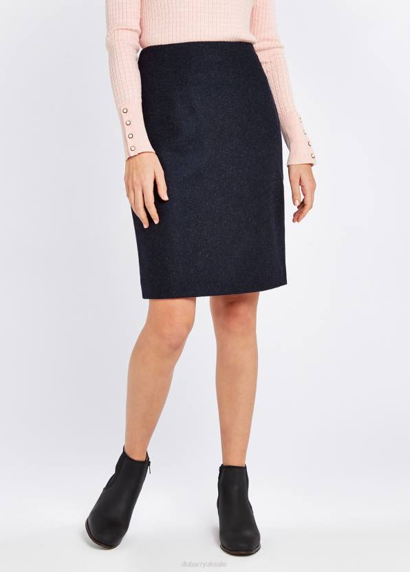 Dubarry Clothing Women Fern Tweed Skirt Navy 862D517