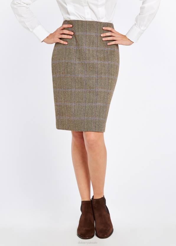 Dubarry Clothing Women Fern Tweed Skirt Woodrose 862D513