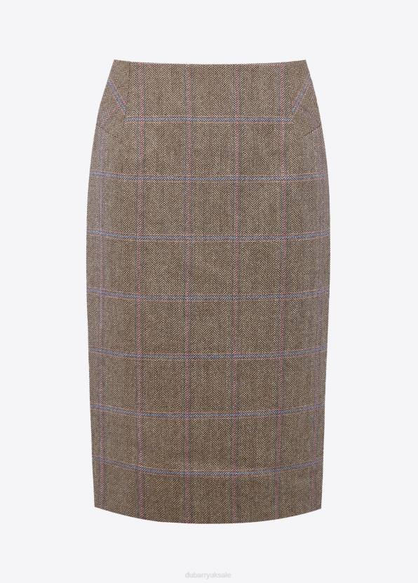 Dubarry Clothing Women Fern Tweed Skirt Woodrose 862D513