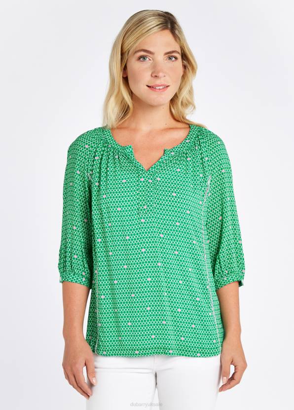 Dubarry Clothing Women Cloudberry Top Kelly Green 862D721
