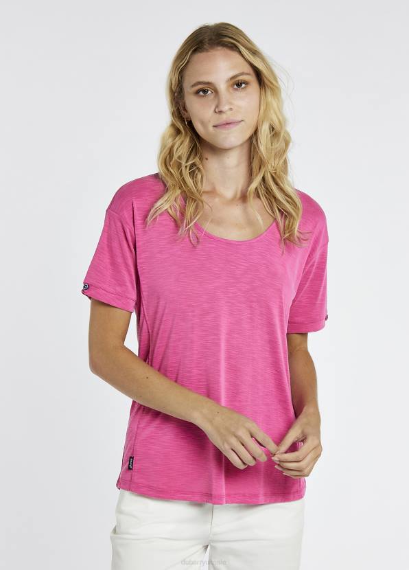 Dubarry Clothing Women Cloyne Short Sleeved Top Cerise 862D154