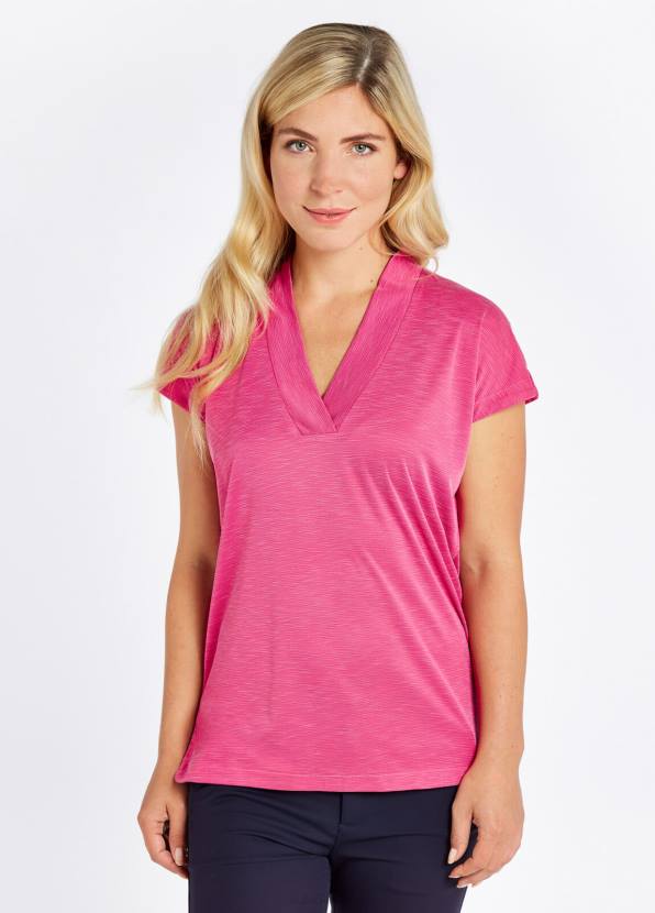 Dubarry Clothing Women Coolestown cap sleeve top Orchid 862D724