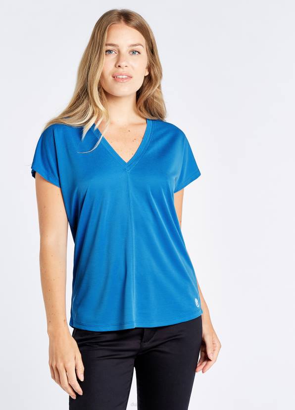 Dubarry Clothing Women Laragh V-Neck Top Kingfisher 862D815
