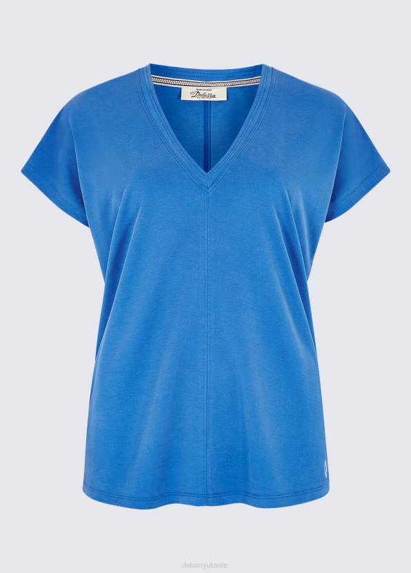 Dubarry Clothing Women Laragh V-Neck Top Kingfisher 862D815