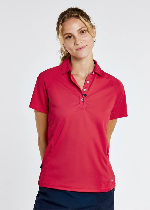 Dubarry Clothing Women Riviera Technical Polo Red 862D162