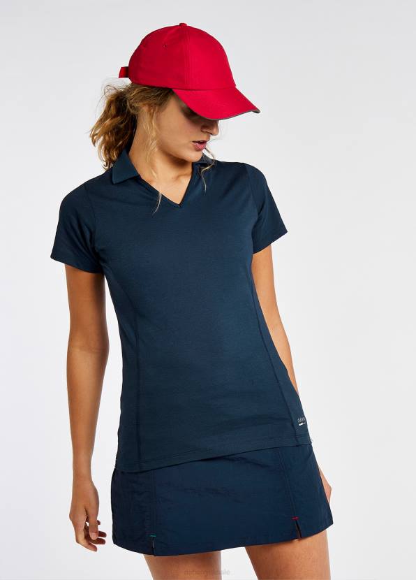 Dubarry Clothing Women Seville V-neck Polo Navy 862D157