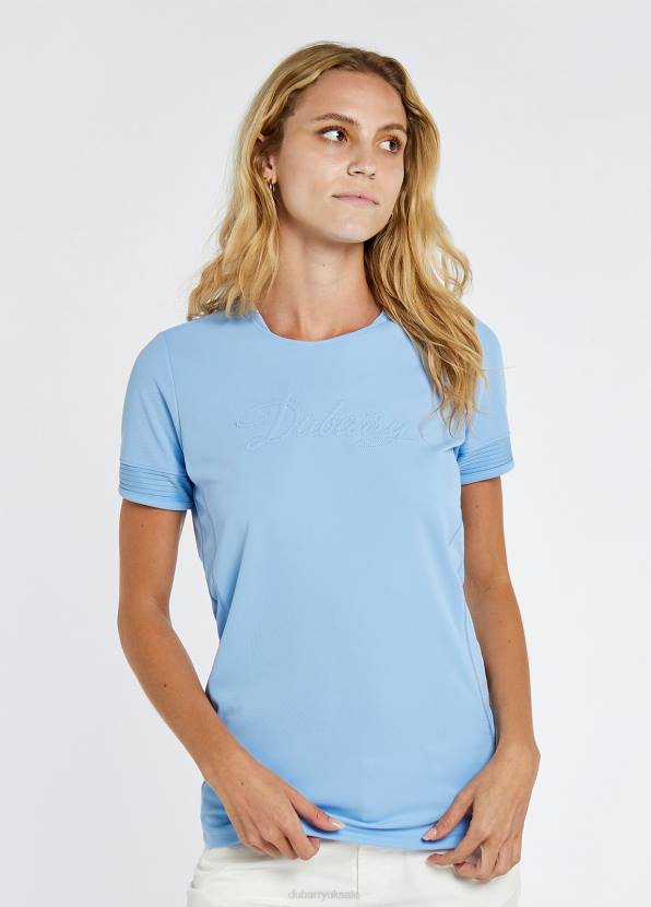 Dubarry Clothing Women Trim Active T-shirt Light Sky 862D156
