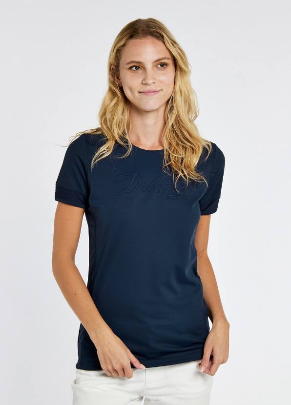 Dubarry Clothing Women Trim Active T-shirt Navy 862D151