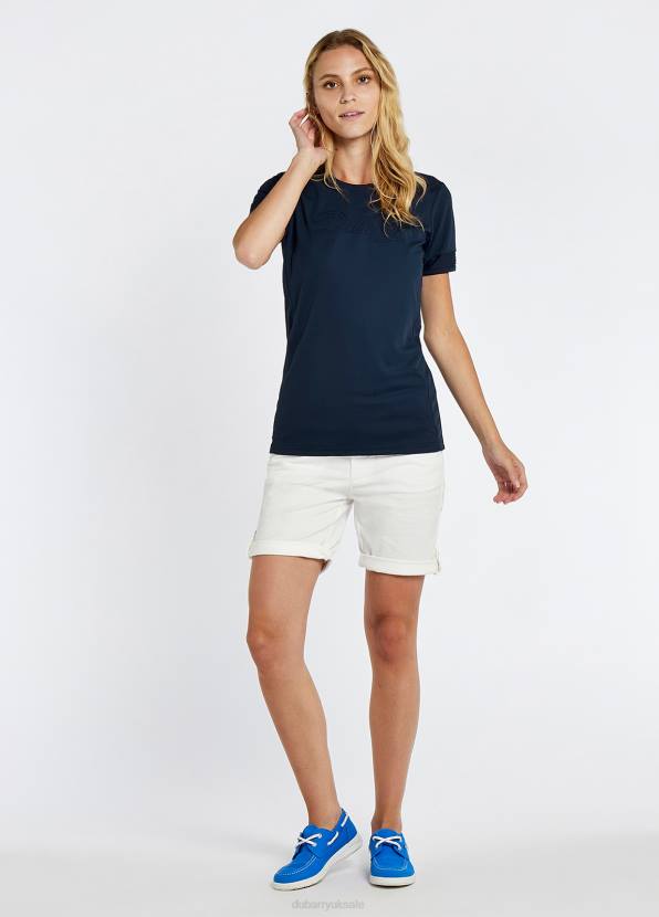 Dubarry Clothing Women Trim Active T-shirt Navy 862D151