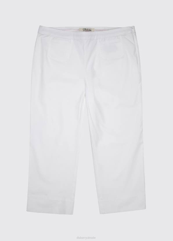 Dubarry Clothing Women Bluebell Cropped Trousers White 862D824