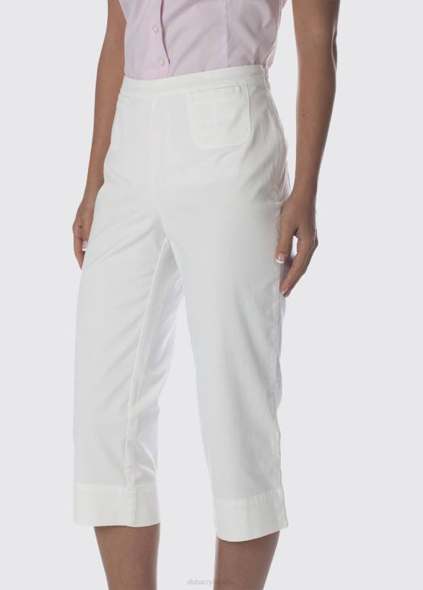 Dubarry Clothing Women Bluebell Cropped Trousers White 862D824
