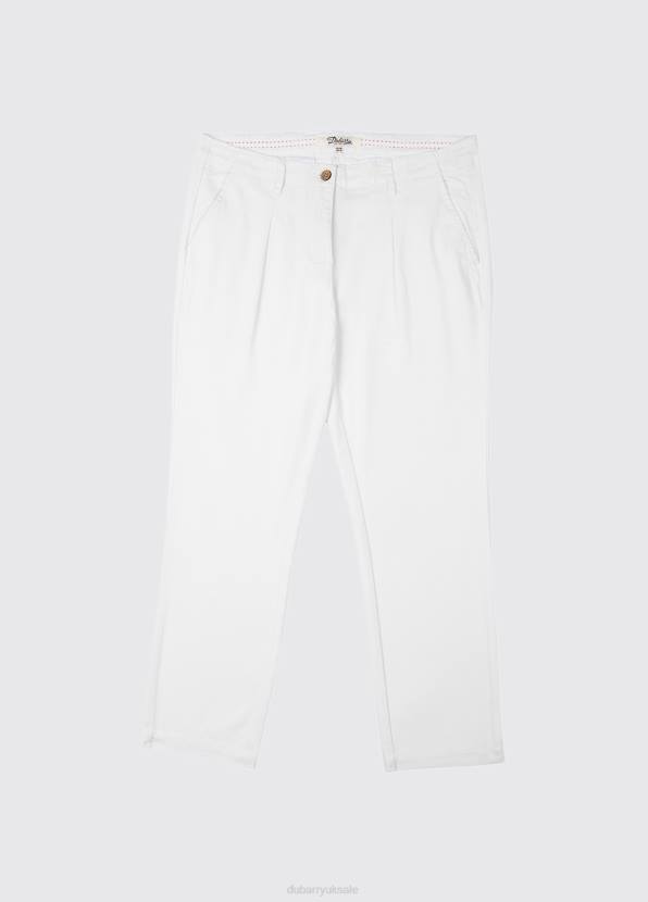 Dubarry Clothing Women Reed Capri Trousers White 862D598