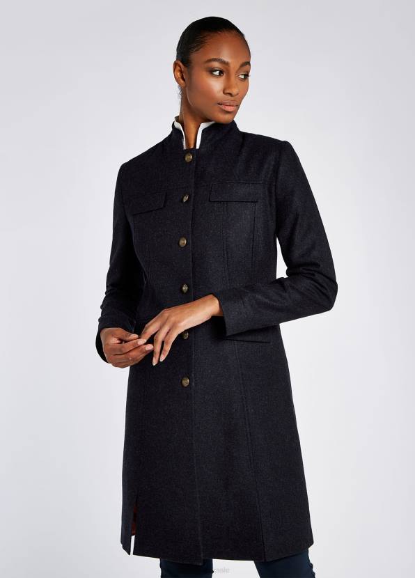 Dubarry Clothing Women Coolepark Tweed Coat Navy 862D190