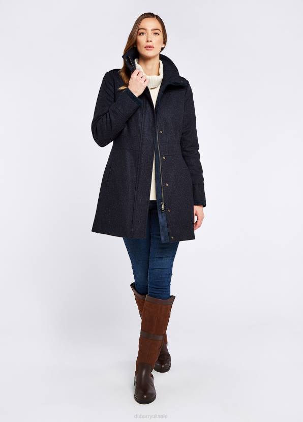 Dubarry Clothing Women Hedgerow Tweed Coat Navy 862D248