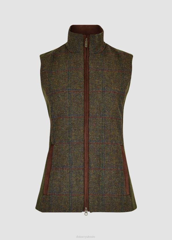 Dubarry Clothing Women Juniper Tweed Gilet Hemlock 862D510