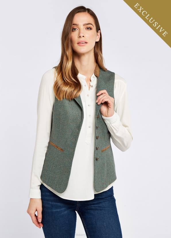 Dubarry Clothing Women Spindle Tweed Waistcoat Rowan 862D536