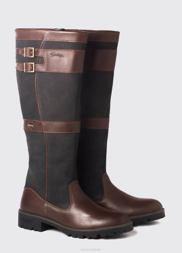 Dubarry Footwear Women Longford Country Boot Black/Brown 862D64