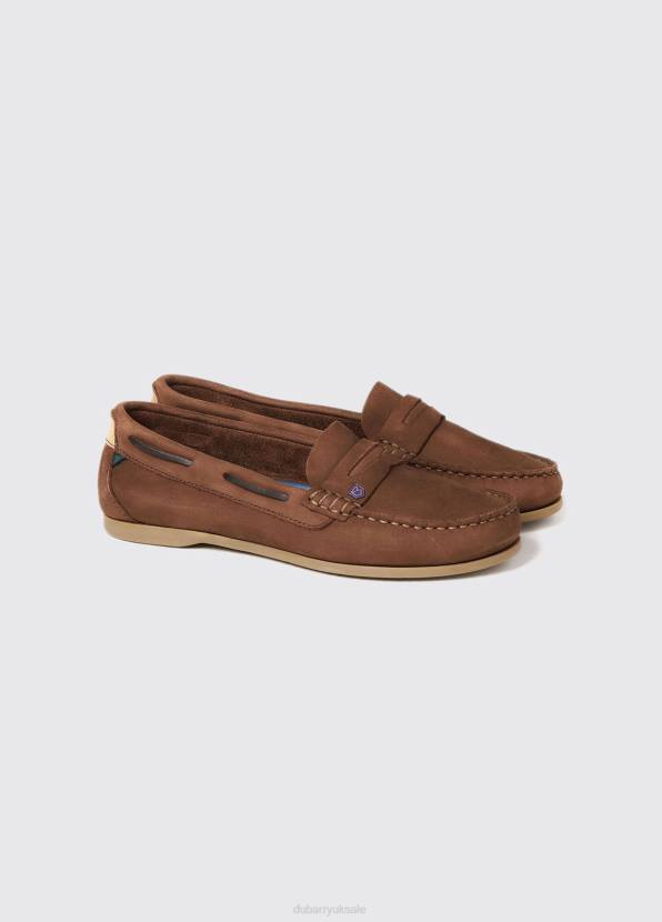 Dubarry Footwear Women Belize Deck Shoe Cafe 862D21