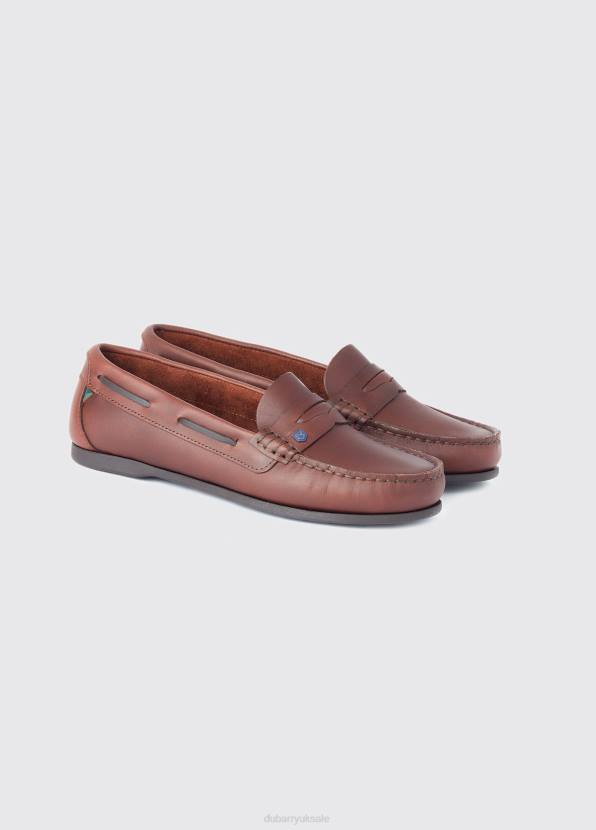 Dubarry Footwear Women Belize Deck Shoe Mahogany 862D54