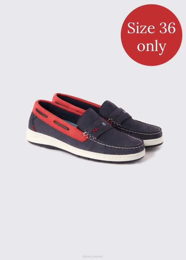 Dubarry Footwear Women Havana Deck shoes Denim/Red 862D762