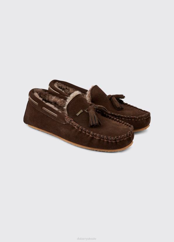 Dubarry Footwear Women Rosslare Moccasin Slipper Cigar 862D87